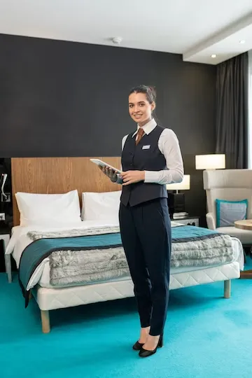 Provide full time room service at Mallika Residency